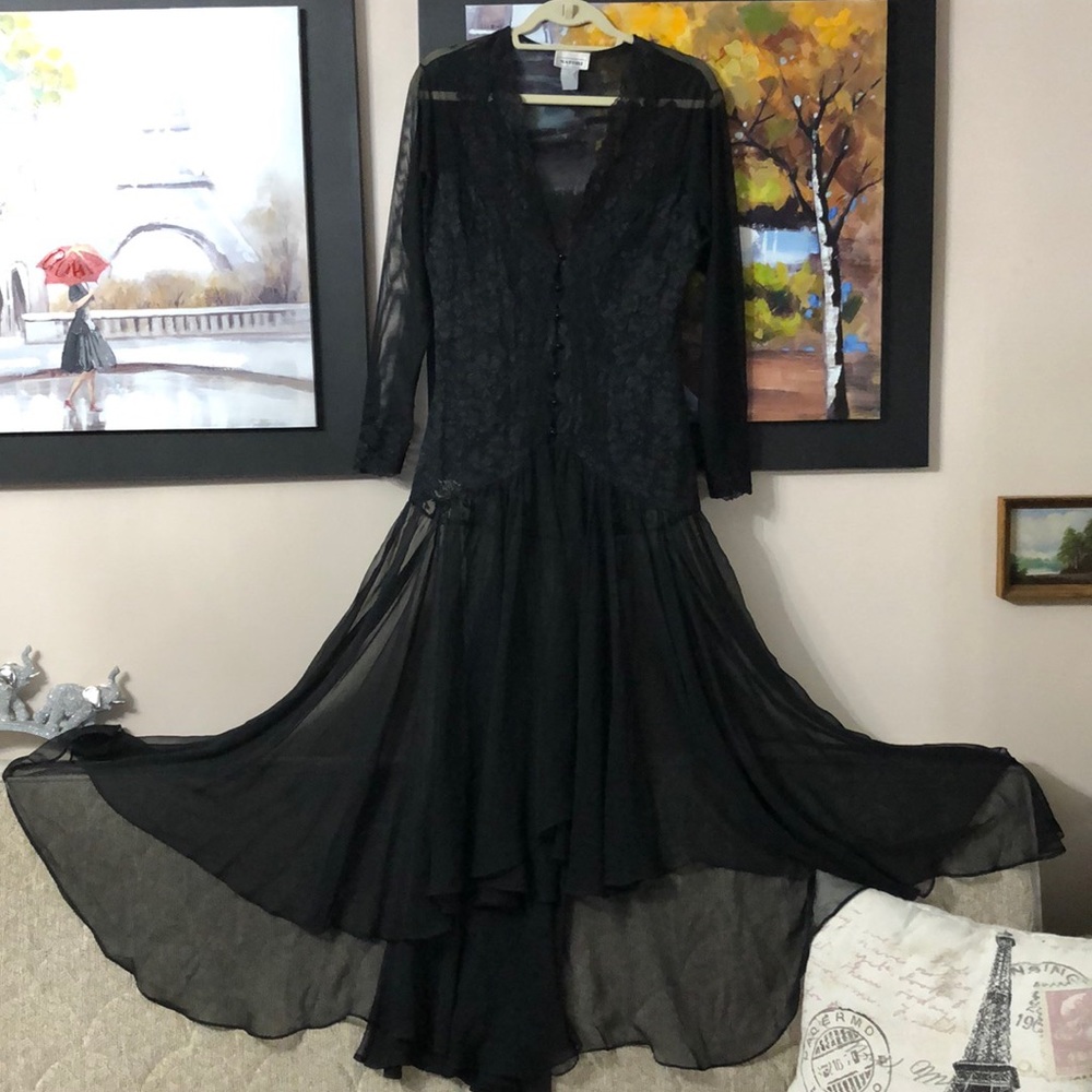 🌺🌺NATORI LACE ROBE - NIGHTGOWN SUZE S - Picture 13 of 15